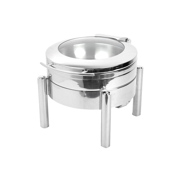 ROUND CHAFING DISH 6L W/ STAND A1020