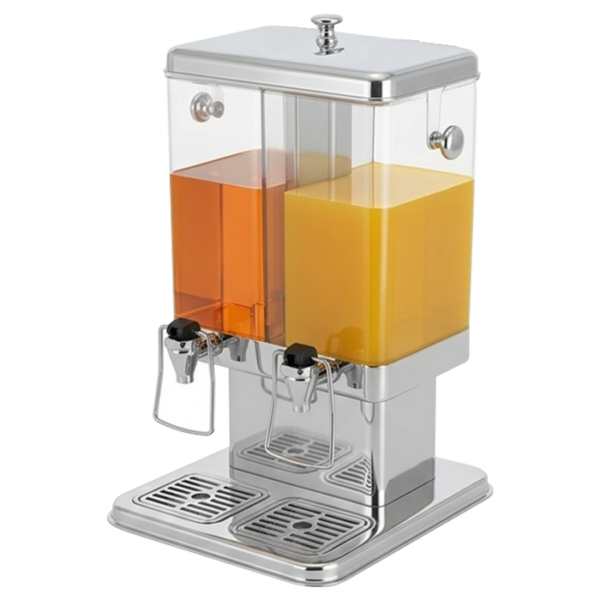 Rosetti 2x 5.5 Liters Juice Dispenser - Double with Stainless Steel Body (RSB10402)