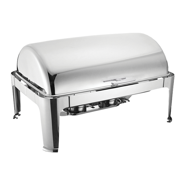 Rossetti 9.0 Liters Bergamo Series Stainless Steel Round Roll Top Chafing Dish (RWC723D)